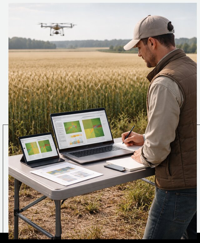 Система AI прогнозирования урожайности для точных агрономий в Боре
